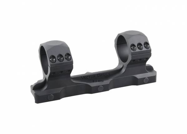 Monture De Lunette 1 Pouce Avec Rail 20 Mm – Noir, Neuve