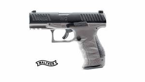 Pistolet WALTHER PPQ M2 Cal. 4,5 MM à CO² / 21 coups. GRIS