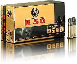 Cartouches 22 LR RWS R 50 par 50.