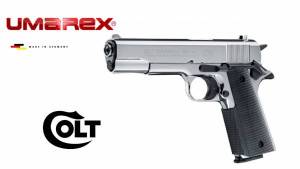 Pistolet UMAREX COLT 1911 CHROMÉ à blanc