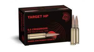 Cartouches 6,5 Creedmoor GECO 130 Grs HPBT TARGET X 50.