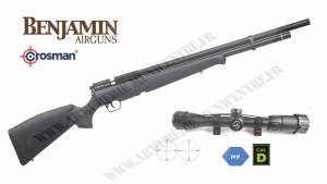 Pack Carabine CROSSMAN BENJAMIN FORTITUDE GEN 2 PCP Cal. 5,5 MM.