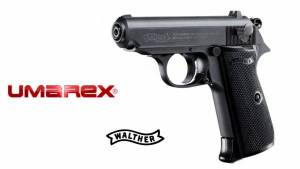 Pistolet WALTHER PPK / S Cal. 4,5 MM BB à CO² / 15 coups. NOIR