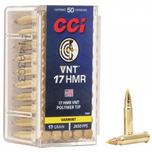 Cartouches CCI 17 HMR VNT.