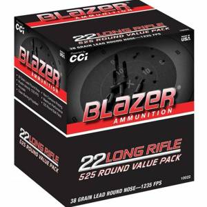 Cartouches 22 LR CCI BLAZER Value Pack de 525.