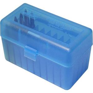 Boite MTM RL 50 30-06 / 270 / 280 / 7 X 64 BLEUE Translucide.