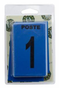 Plaques de POSTES BLEUES.