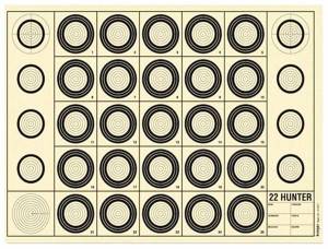 Cibles BENCH REST 22 HUNTER X 100.