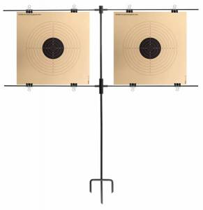 Porte Cibles BO Réglable 2 cibles papiers.