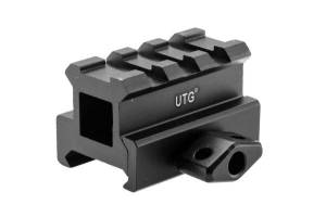 Réhausse Picatinny UTG 3 Slots. H 21 MM.