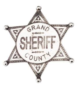 Étoile de SHERIFF Grand County.