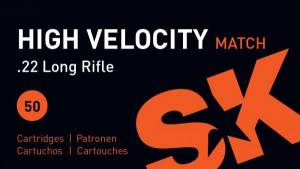 Cartouches 22 LR SK HIGH VELOCITY MATCH X 500.