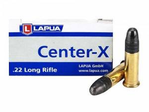 Cartouches 22 LR LAPUA CENTER - X par 50.