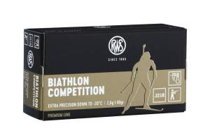 Cartouches 22 LR RWS BIATHLON COMPÉTITION X 50.