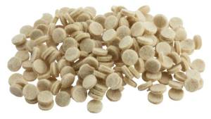 Bourres feutre PEDERSOLI Calibre 36 ép. 3 MM.