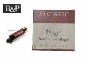 Cartouches Cal. 12 X 70 B & P F2 CLASSIC 34 g Pb 5.