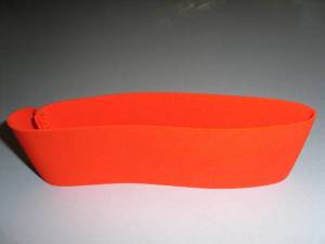 Brassard FLUO orange élastique.