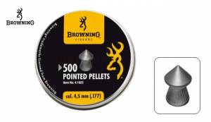 Plombs BROWNING Pointed Pellets Cal. 4,5 MM X 500.