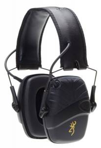 Casque Electronique BROWNING XP Noir + Coque Orange.
