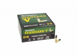 Cartouches 22 LR REMINGTON STANDARD V X 550.
