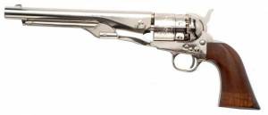 Revolver PIETTA 1860 Nickelé Cal 44.