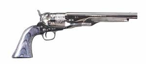 Revolver PIETTA 1860 Nickelé Black Laminated Cal 44.