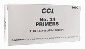CCI 34 Large Rifle Militaire X 1000.