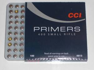 CCI 400 Small Rifle plaquette de 100.