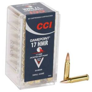 Cartouches CCI 17 HMR GAMEPOINT.