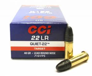 Cartouches 22 LR CCI SUBSONIQUES QUIET-22 X 50.