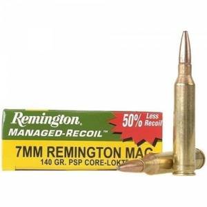 Cartouches 7 Rem. Mag. REMINGTON 140 Grs CORE - LOKT PSP.