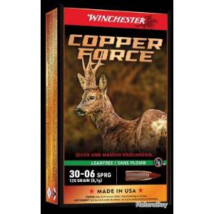 Cartouches 30 - 06 SPG WINCHESTER 125 Grs COPPER FORCE.