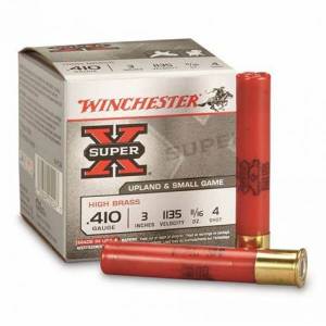 Cartouches WINCHESTER Cal. 410 Magnum Plombs 4.