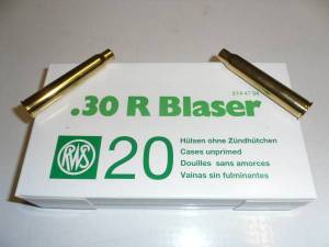 Douilles 30 R BLASER RWS X 20.