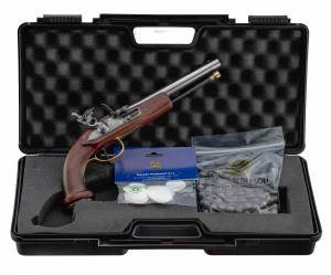 Pistolet PEDERSOLI MAMELOUK Cal. 54 PN à SILEX en Pack.