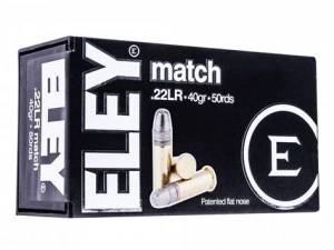 Cartouches 22 LR ELEY MATCH X 50.