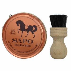 Baume multicuirs SAPO 100 ml + brosse.