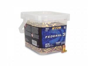 Cartouches 22 LR FEDERAL HP BYOB X 1375.