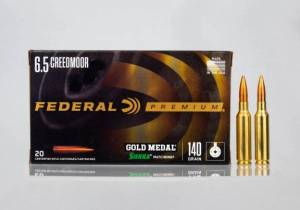 Cartouches 6,5 Creedmoor FEDERAL 140 Grs Sierra Matchking.