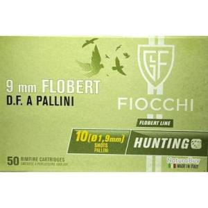 Cartouches 9 MM Flobert FIOCCHI plombs 10.