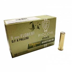Cartouches 9 MM Flobert FIOCCHI plombs 7,5.