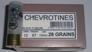 Chevrotines JOCKER Cal. 12 X 67 à 28 GRAINS.