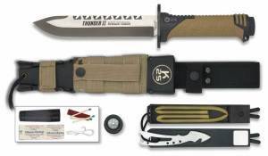 Couteau de survie / combat RUI K 25 THUNDER 2 TAN.