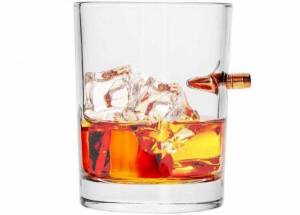Lucky Shot verre à Whisky avec ogive de 308 WIN.