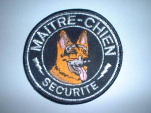 Insigne Rond MAITRE-CHIEN