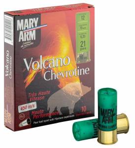 Chevrotines MARY ARM VOLCANO Cal. 12 X 70 à 21 grains.