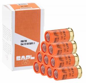 Balles FUN TIR SAPL Cal. 12 X 50 MM boite de 10.