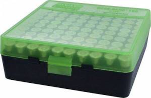 Boite MTM P 100 38 / 357 GREEN / BLACK.