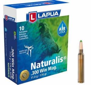 Cartouches 300 Win. Mag. LAPUA NATURALIS 170 Grs.