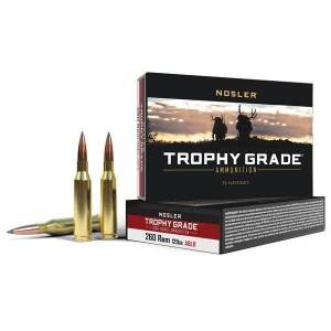 Cartouches 260 REM. NOSLER Trophy Grade Long Range 129 Grs ABLR X 20.